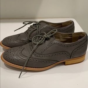 Grey oxfords